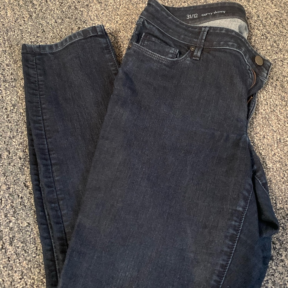 Loft curvy skinny jeans